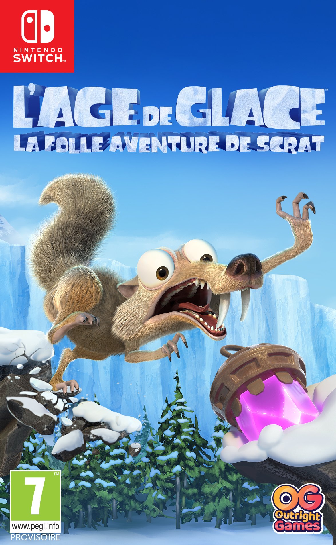 Jaquette de L'Âge de Glace : La folle aventure de Scrat