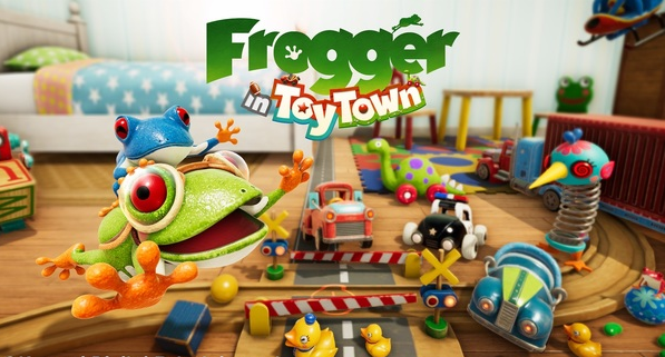 Jaquette de Frogger in Toy Town