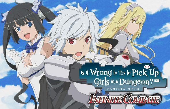 Jaquette de Is it Wrong To Try To Pick Up Girls In a Dungeon ? - Infinite Combate