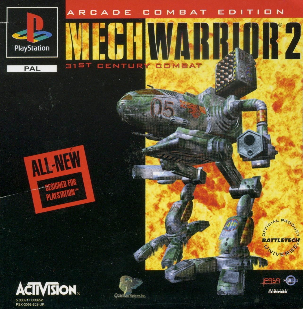 Jaquette de Mechwarrior 2 : 31st century combat