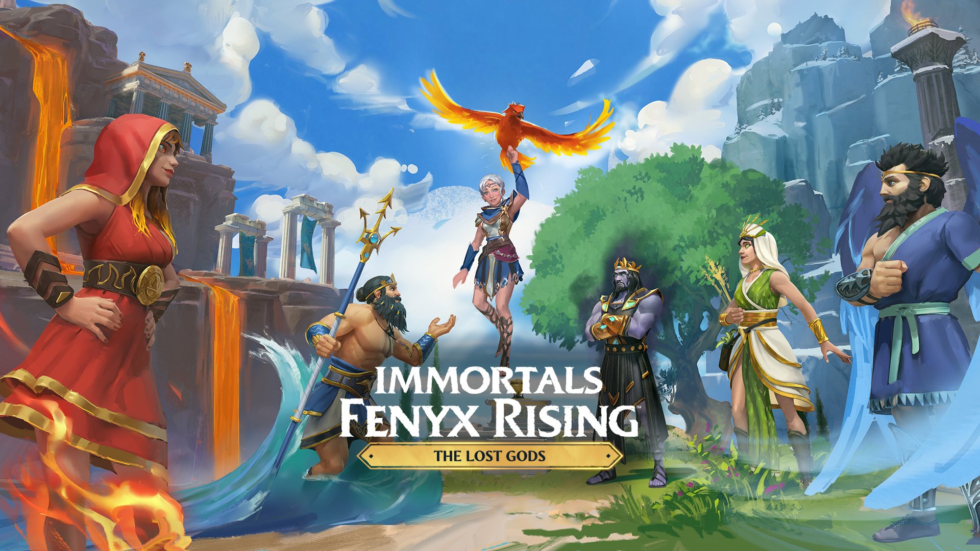 Jaquette de Immortals Fenyx Rising : Les Dieux Perdus