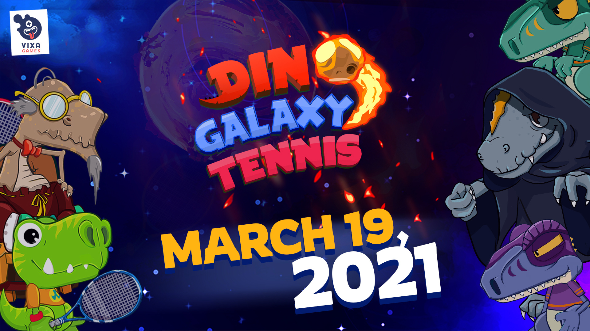 Image de Dino Galaxy Tennis