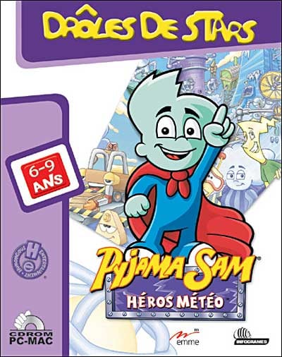 Jaquette de Pyjama Sam 2 : Héros Météo