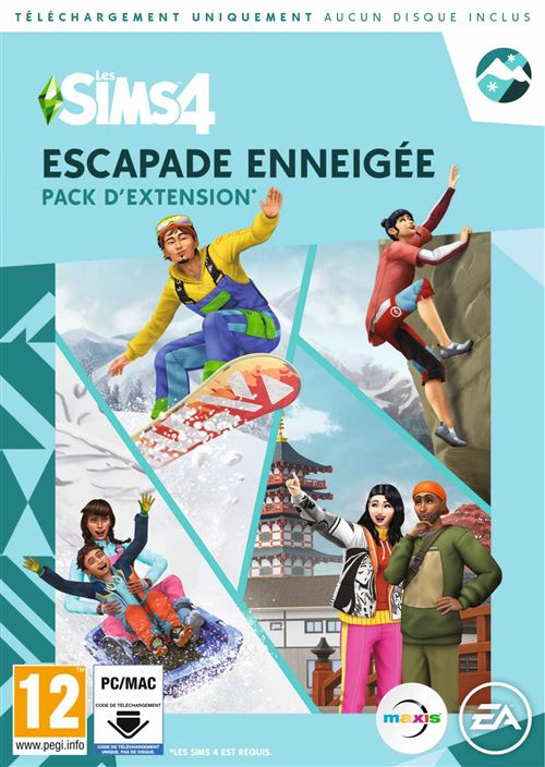 Jaquette de Les Sims 4 : Escapade Enneigée