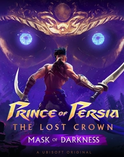 Jaquette de Prince of Persia : The Lost Crown - Mask of Darkness