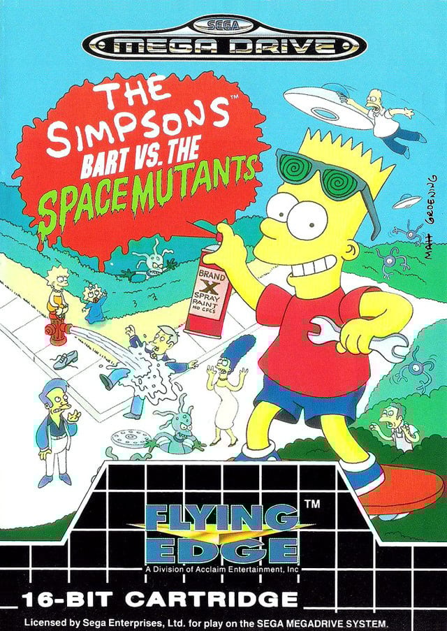 Jaquette de The Simpsons : Bart vs the Space Mutants