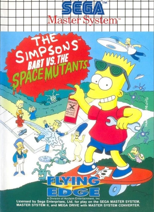 Jaquette de The Simpsons : Bart vs the Space Mutants