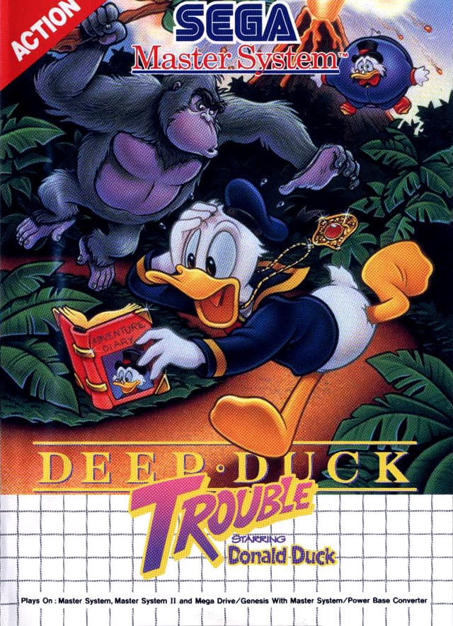 Jaquette de Deep Duck Trouble starring Donald Duck
