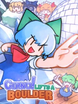 Image de Cirno! Lifts a Boulder