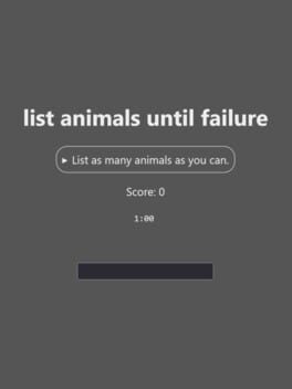 Image de List Animals Until Failure