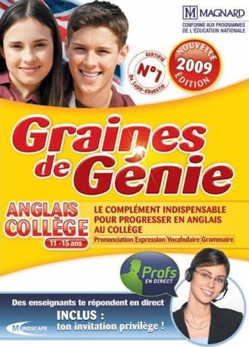 Image de Graines de Génie Anglais Collège