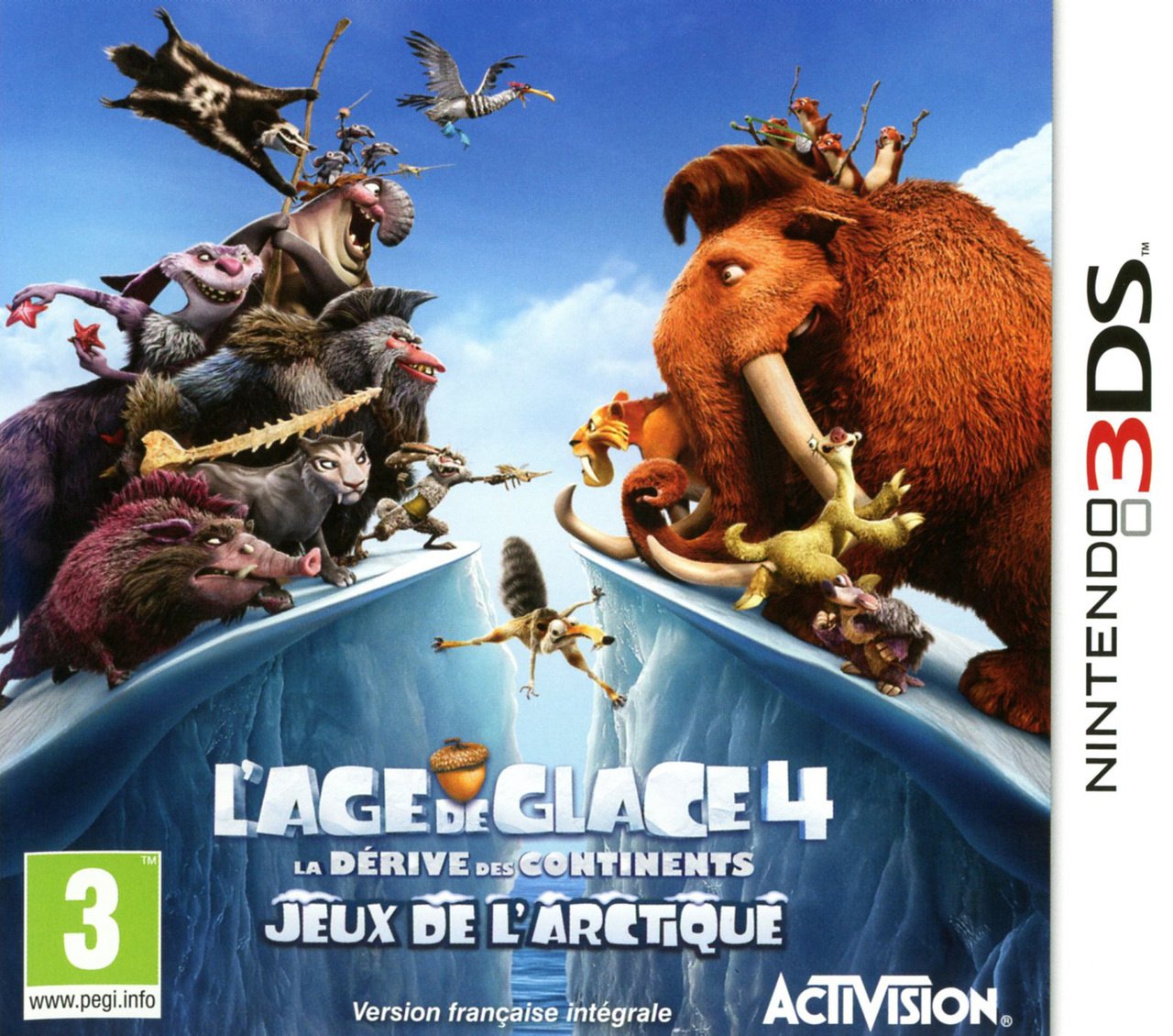 Jaquette de L'Age de Glace 4 : La Dérive des Continents - Jeux de l'Arctique !