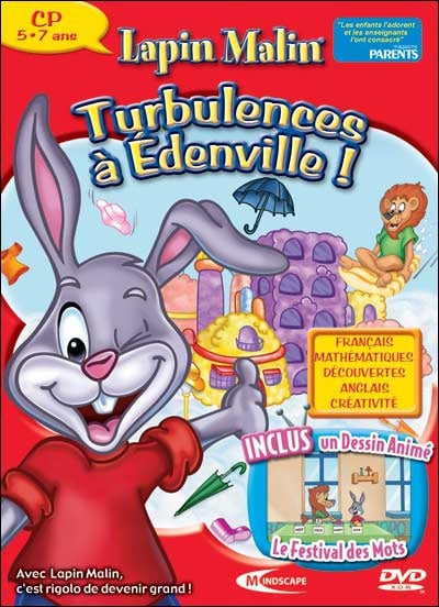 Jaquette de Lapin Malin : CP - Turbulences à Edenville