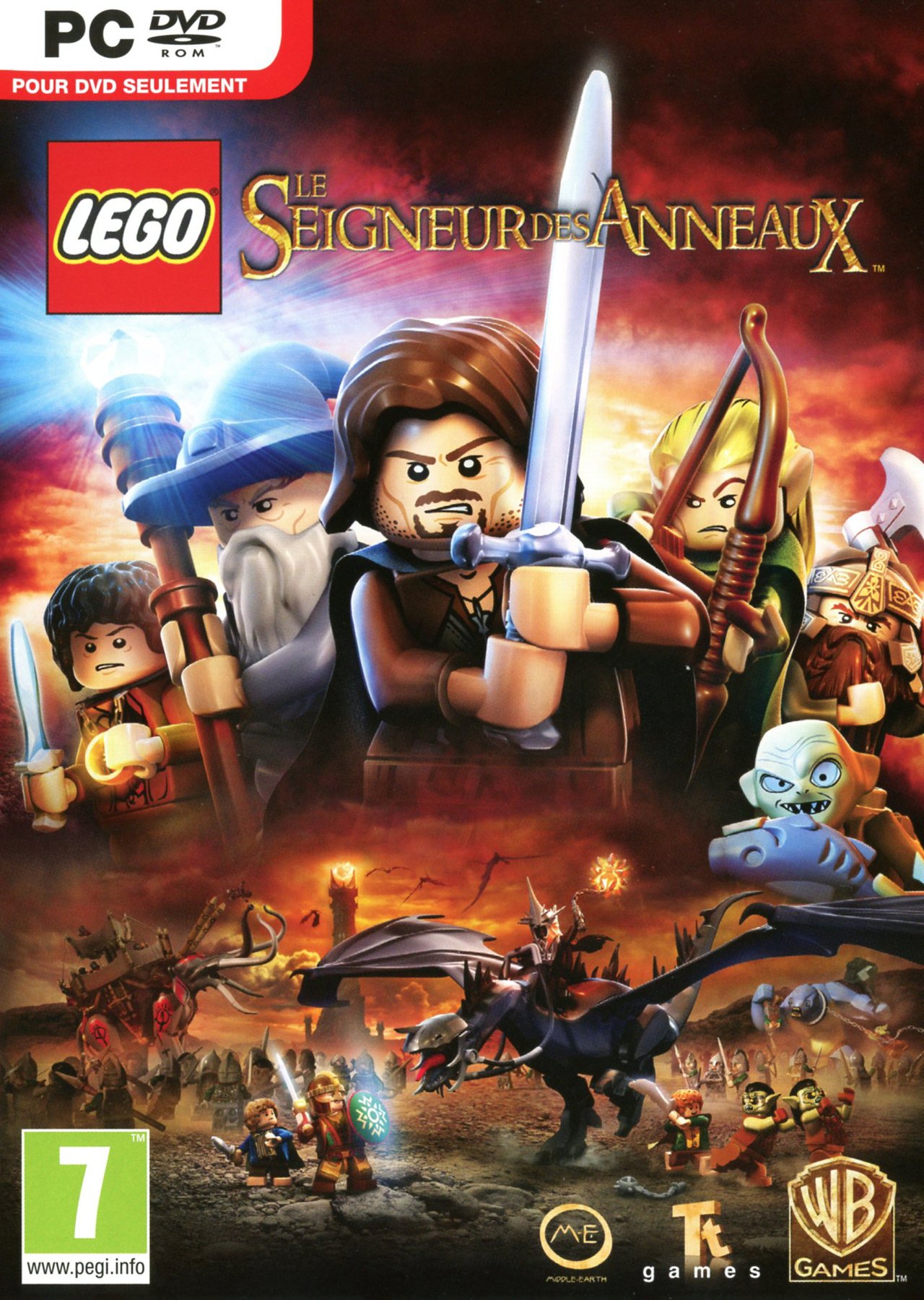 Jaquette de LEGO Le Seigneur des Anneaux