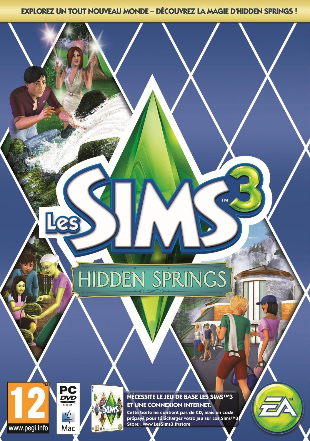 Jaquette de Les Sims 3 : Hidden Springs