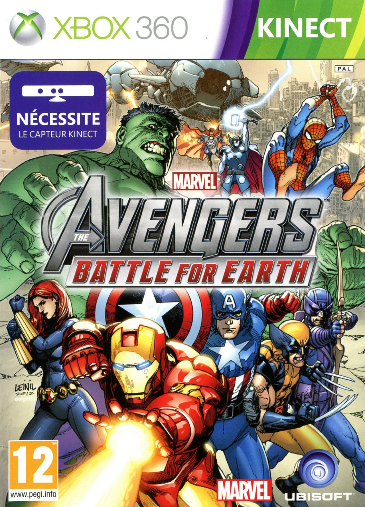 Jaquette de Marvel Avengers : Battle for Earth
