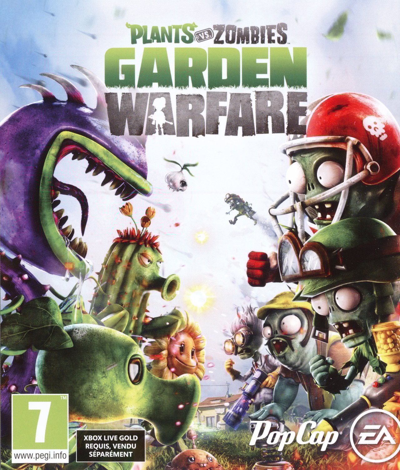 Jaquette de Plants vs Zombies : Garden Warfare