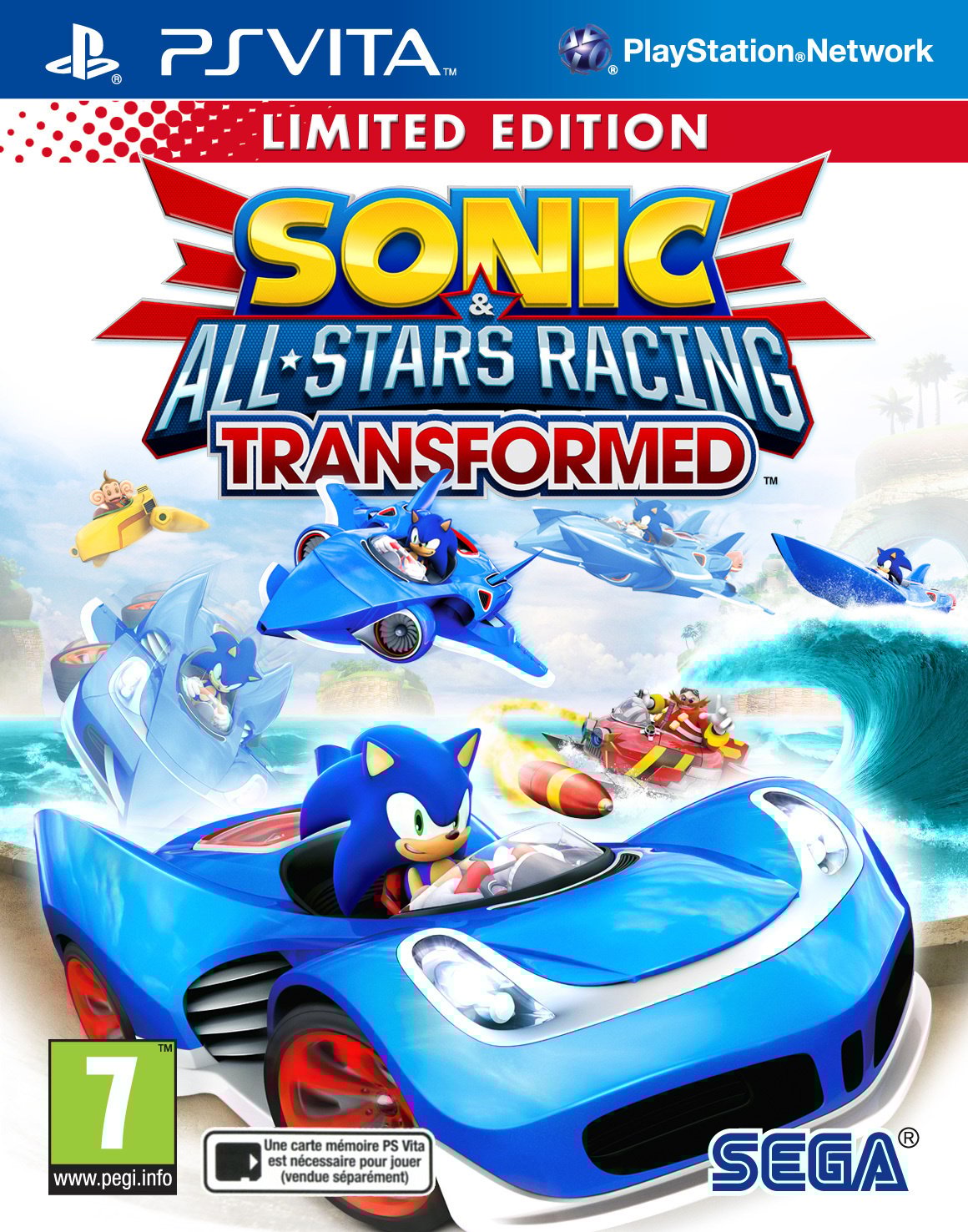 Jaquette de Sonic & All Stars Racing Transformed