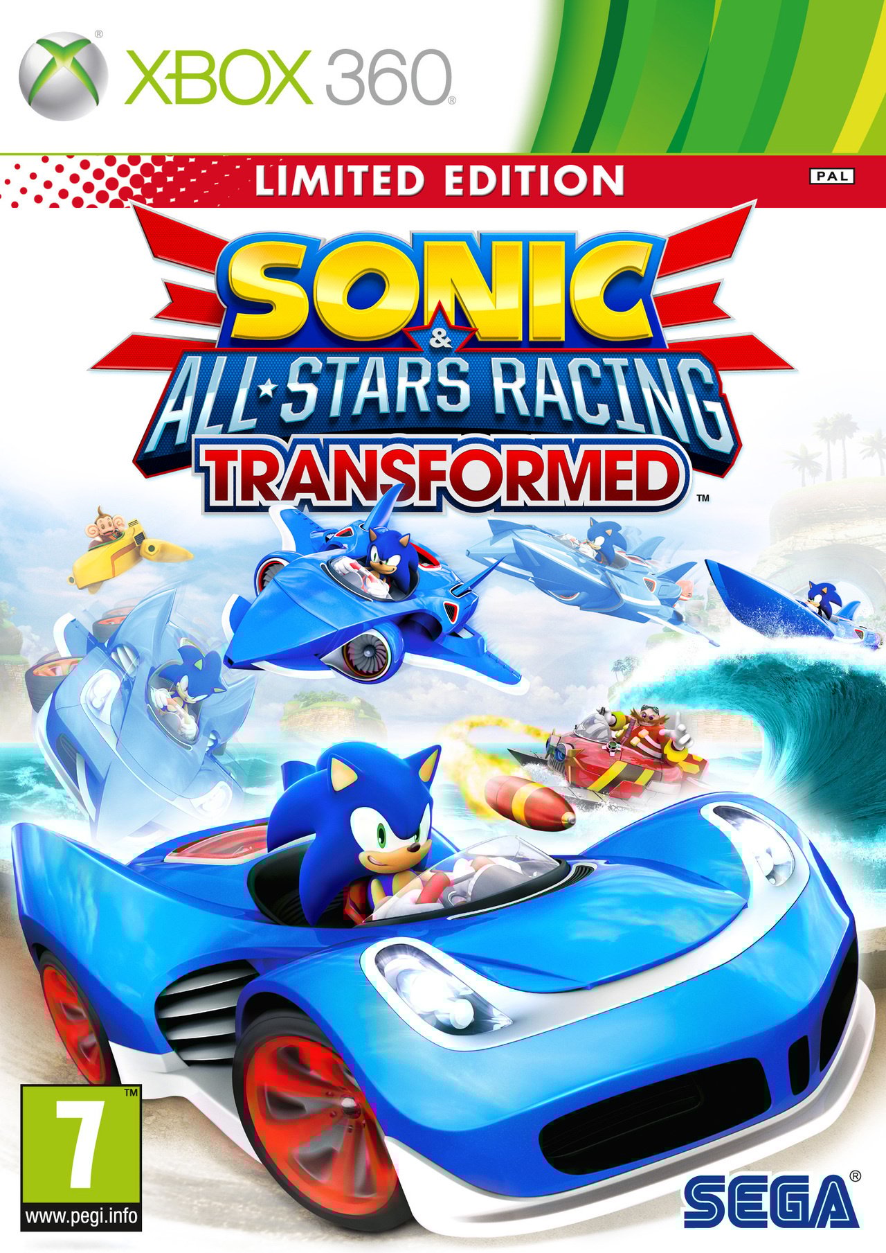 Jaquette de Sonic & All Stars Racing Transformed
