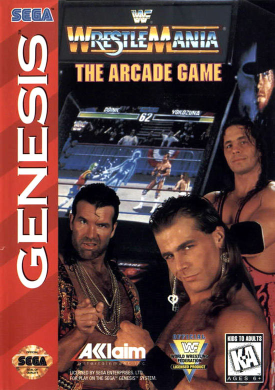 Jaquette de WWF Wrestlemania : The Arcade Game