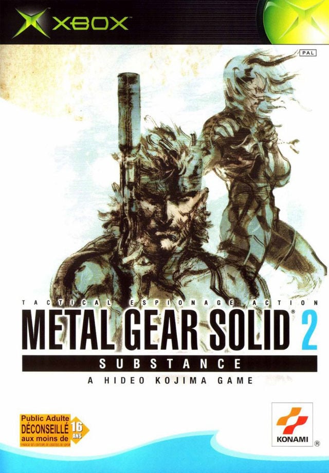 Jaquette de Metal Gear Solid 2 Substance