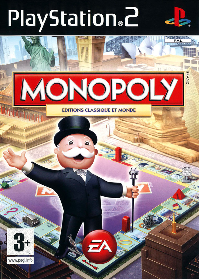 Jaquette de Monopoly : Editions Classique et Monde