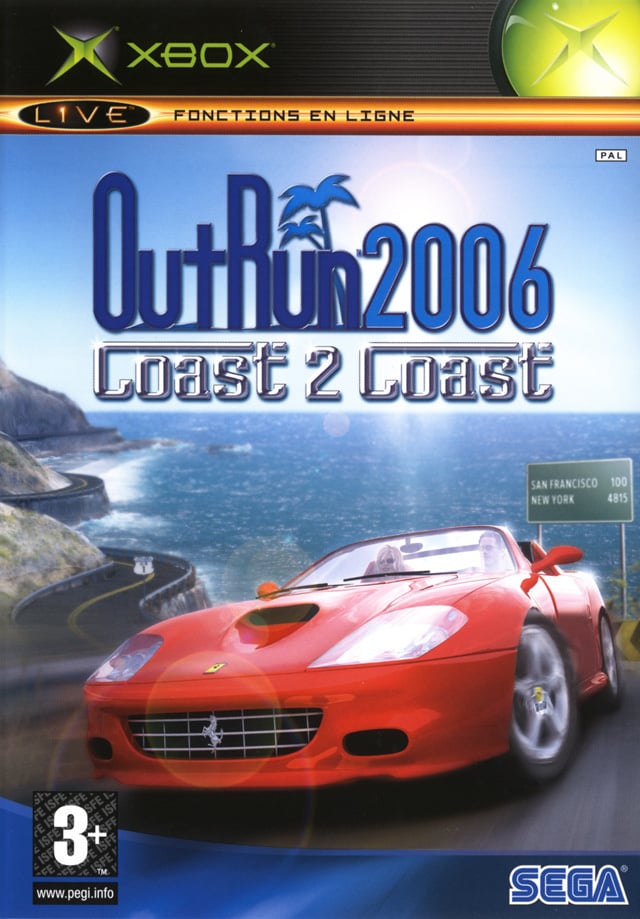 Jaquette de OutRun 2006 : Coast 2 Coast
