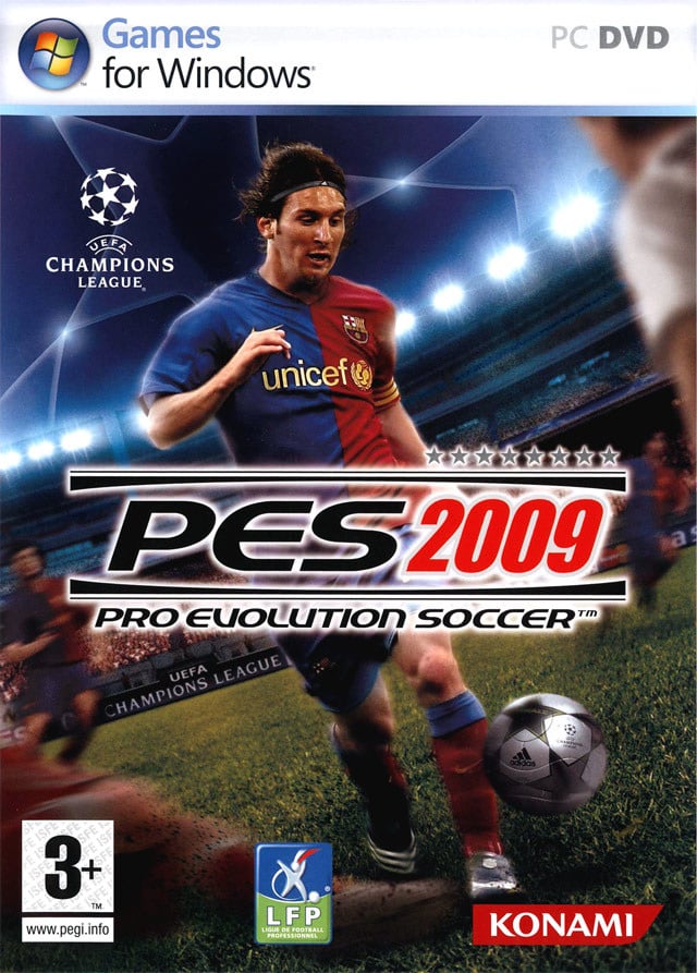 Jaquette de Pro Evolution Soccer 2009