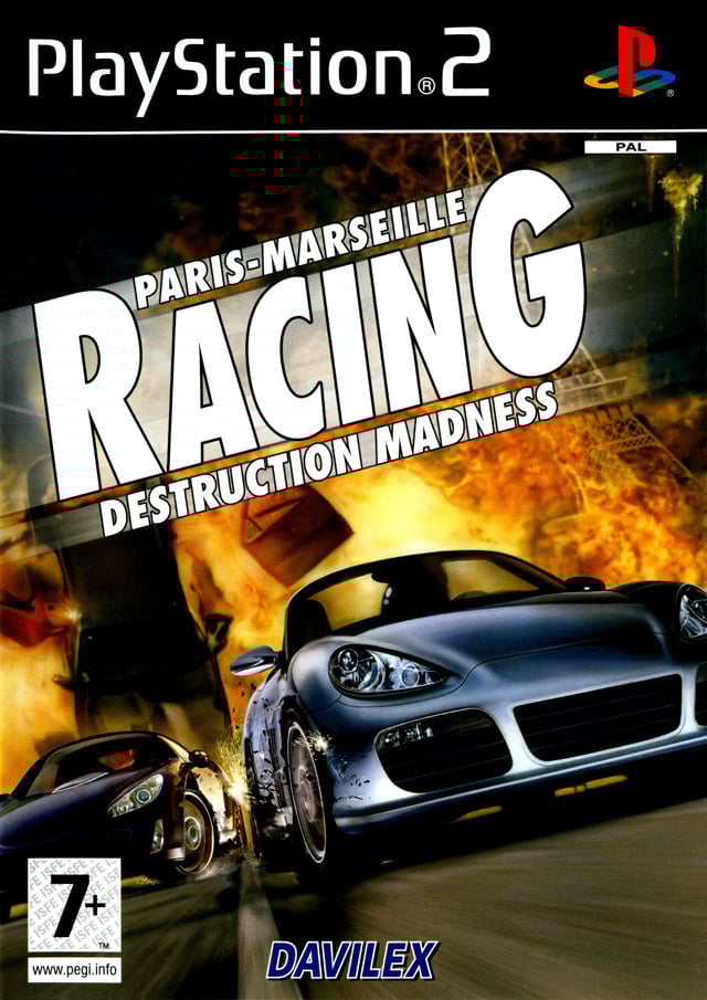Jaquette de Paris-Marseille Racing : Destruction Madness