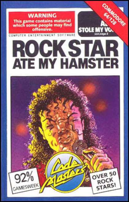 Jaquette de Rock Star Ate my Hamster