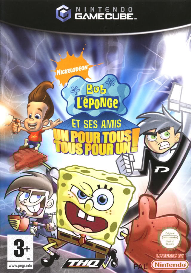 Jaquette de Bob l'Eponge et ses Amis : Un pour Tous, Tous pour Un !