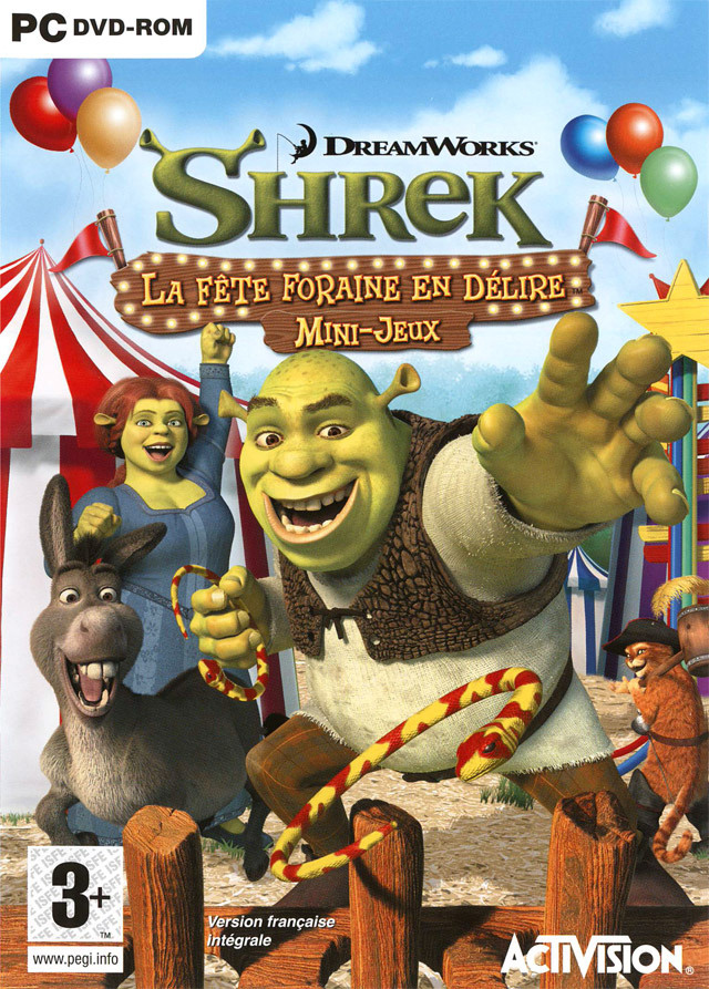 Jaquette de Shrek : La Fête Foraine en Délire : Mini-Jeux