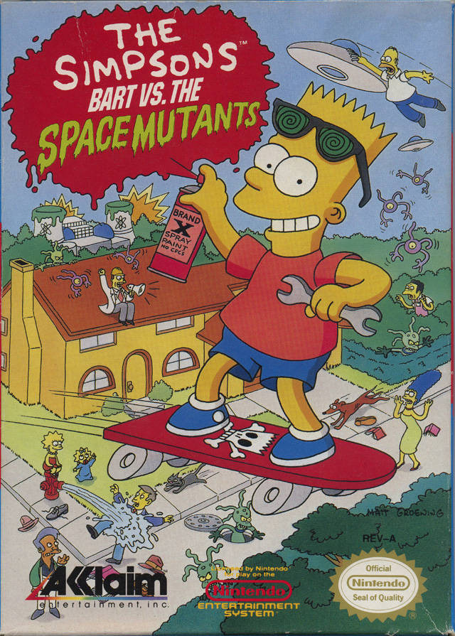 Jaquette de The Simpsons : Bart vs the Space Mutants