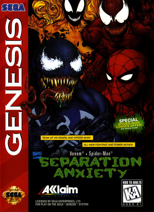 Spider-Man & Venom : Separation Anxiety