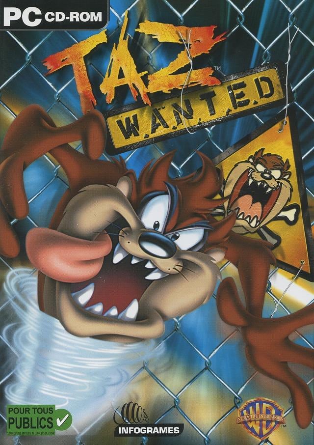 Jaquette de Taz Wanted