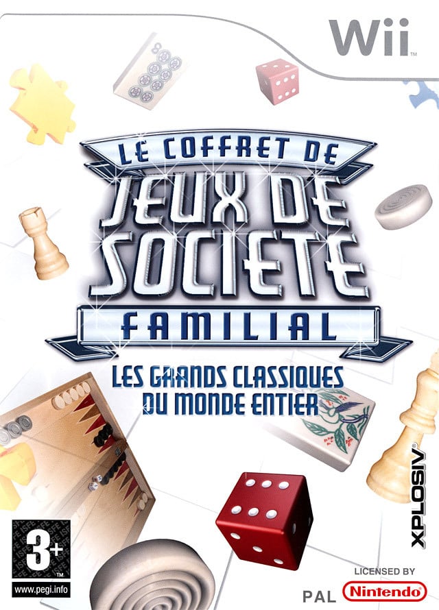 Jaquette de Le Coffret De Jeux De Societe Familial