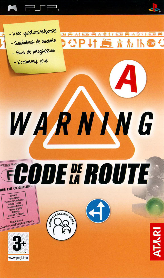 Jaquette de Warning : Code de la Route