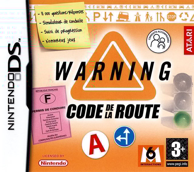 Jaquette de Warning : Code de la Route